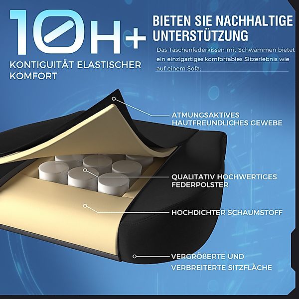 GTPLAYER Gaming-Stuhl Atmungsaktiver Bürostuhl, bürostuhl ergonomisch günstig online kaufen