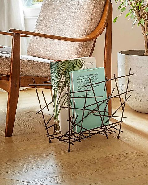 Design-Zeitschriftenhalter „Blow Up“ – Metallskulptur günstig online kaufen