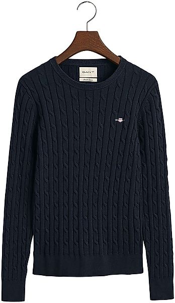Gant Strickpullover STRETCH COTTON CABLE C-NECK günstig online kaufen
