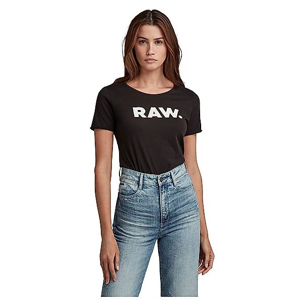 G-star Raw Slim Graphic Kurzarm T-shirt S Dark Black günstig online kaufen