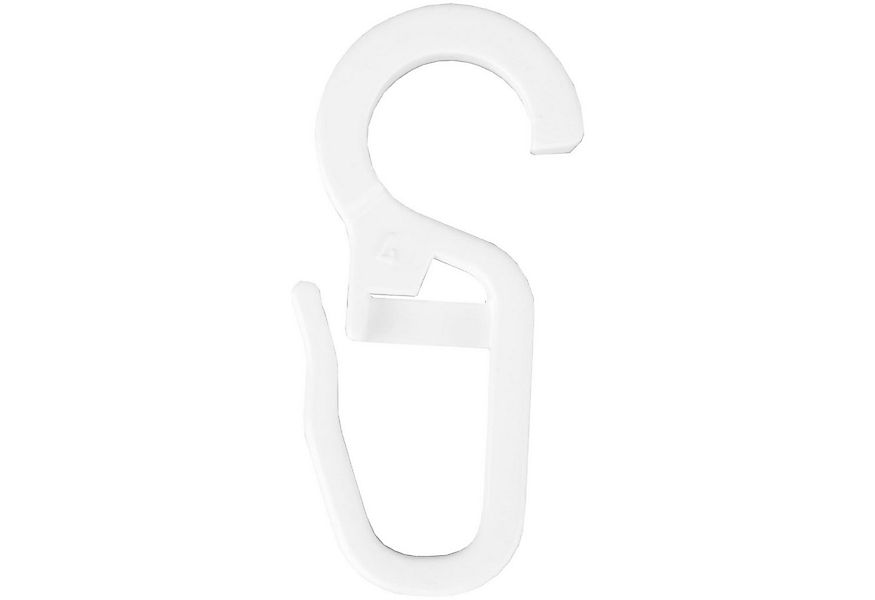 Bestlivings Gardinenstange, 1-läufig, Faltenleghaken - weiß - 9mm, Gardinen günstig online kaufen