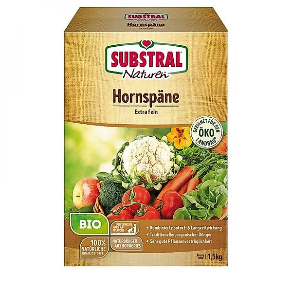 Substral Gartenbau-Substrat Substral Naturen Hornspäne Bio günstig online kaufen