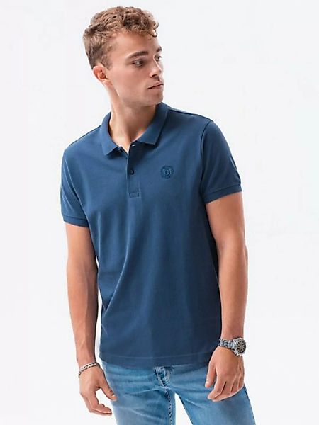 OMBRE Poloshirt Ombre Herren Pique-Strick-Poloshirt - dunkelblau V13 S1374 günstig online kaufen