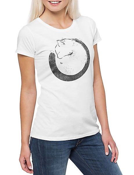 Urban Backwoods Print-Shirt Cat Circle Damen günstig online kaufen