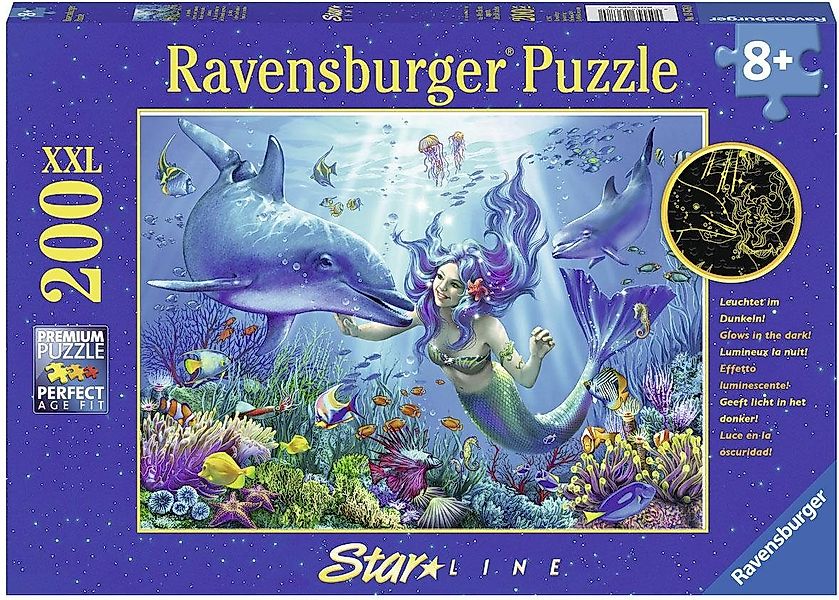 Ravensburger Puzzle Leuchtendes Unterwasserparadies, 200 Puzzleteile, günstig online kaufen