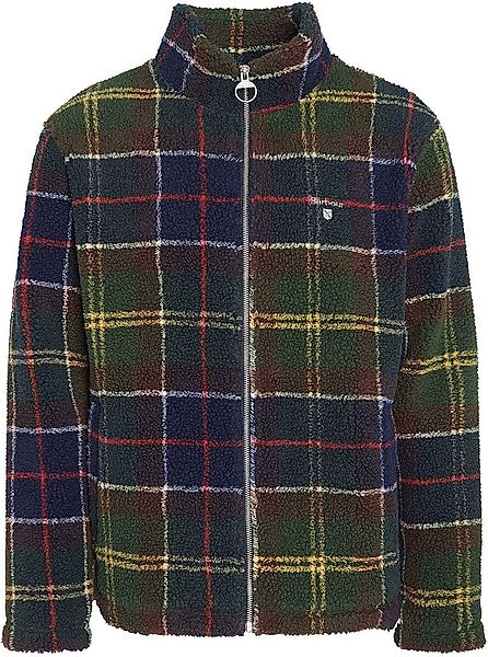 Barbour Tartan Sherpa Fleece Strickjacke Multicolour - Größe S günstig online kaufen