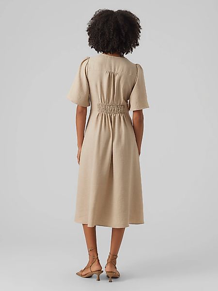 Vero Moda Midikleid VMMELANEY 2/4 BLK günstig online kaufen