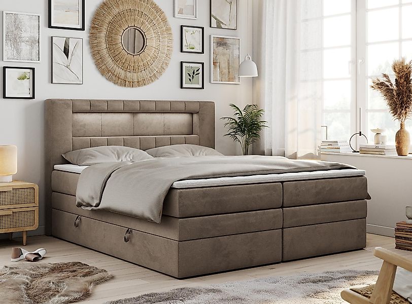 MKS MÖBEL Boxspringbett GOLD 5 KING günstig online kaufen