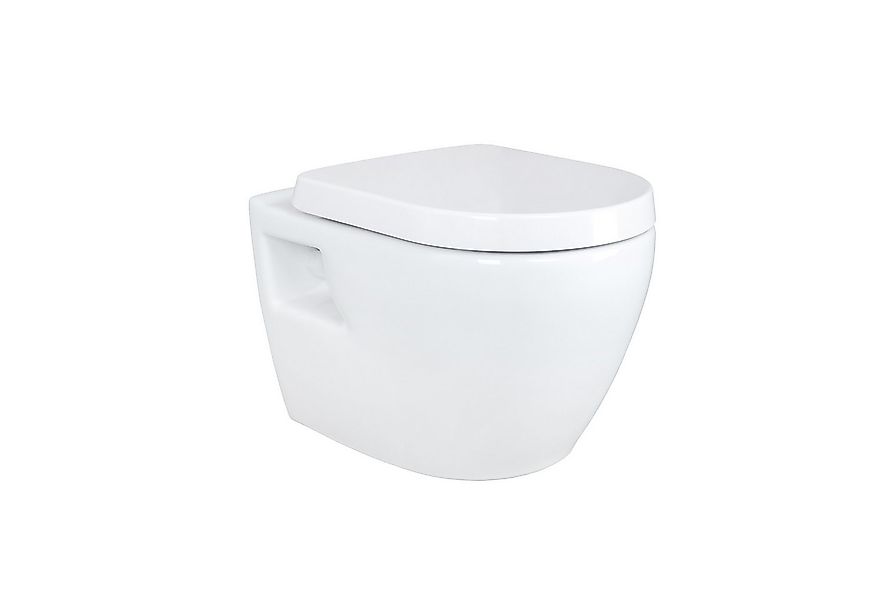Belvit Tiefspül-WC AL5509+AL0402, Hänge WC Toilette Aloni AL5509 mit Deckel günstig online kaufen