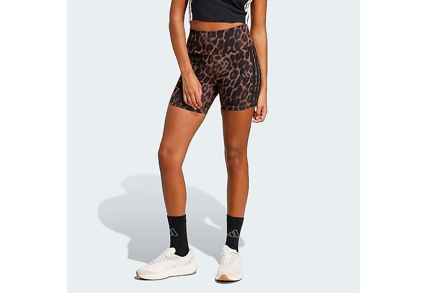 adidas Sportswear Shorts SEASONAL ESSENTIALS BIKER MIT LEOPARDENPRINT UND 3 günstig online kaufen