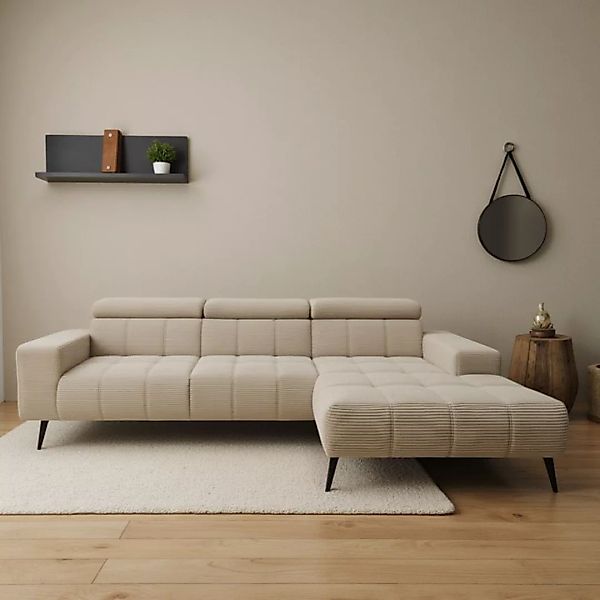 DOMO collection Ecksofa »Trento L-Form, mit Kufenfuß oder Einzelfuß«, wahlw günstig online kaufen