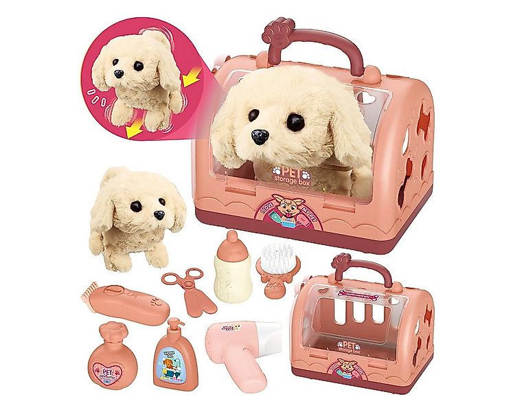 Novzep Kuscheltier Elektro Plüschhund mit läuft, bellt&wedelt Spielzeug ab günstig online kaufen