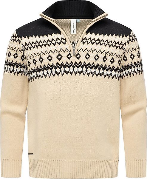 Ragwear Norwegerpullover Norwaian Norweger Herren Strickpullover Troyer mit günstig online kaufen