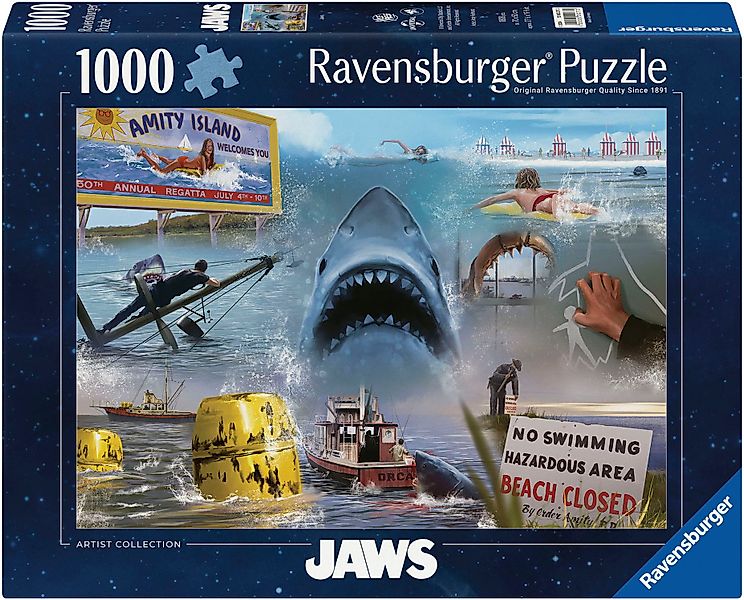 Ravensburger Puzzle Artist Collection, Jaws, 1000 günstig online kaufen