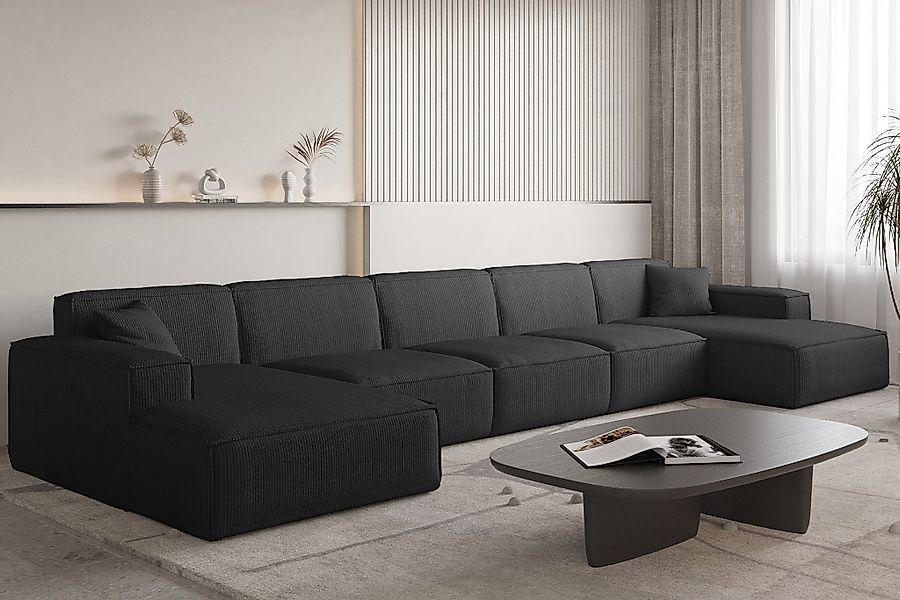 Fun Möbel Wohnlandschaft Sofa U-Form CELES günstig online kaufen