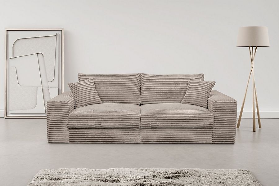 WERK2 Big-Sofa Rozzana mit viel Platz und aktuellen Bezugsvarianten, mit lo günstig online kaufen