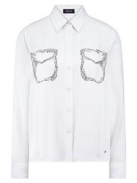 Hemdbluse BASLER weiss günstig online kaufen