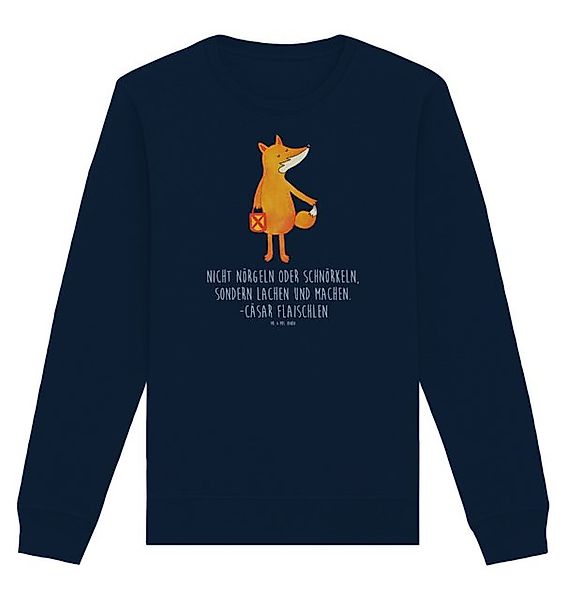 Mr. & Mrs. Panda Longpullover Größe XXL Fuchs Laterne - French Navy - Gesch günstig online kaufen