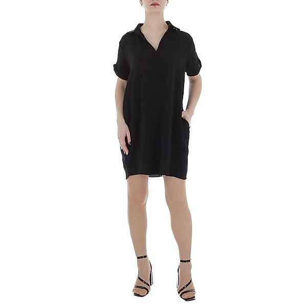 Ital-Design Tunikakleid Damen Freizeit (86164438) Kreppoptik/gesmokt Kleid günstig online kaufen