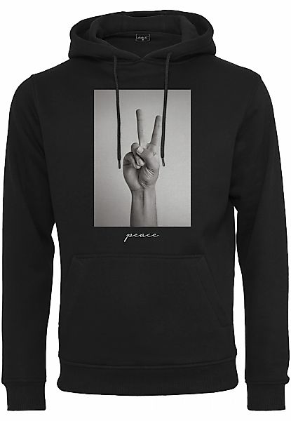 MisterTee Kapuzenpullover "MisterTee Herren Peace Sign Hoody" 1 Stk. günstig online kaufen