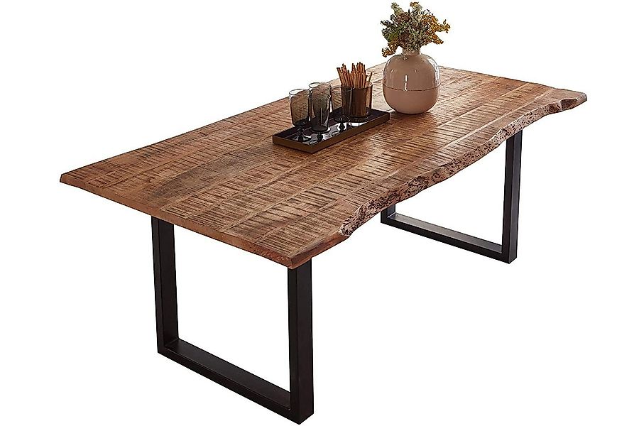 SAM® Baumkantentisch Elvas, massives Mangoholz, Baumkante, günstig online kaufen