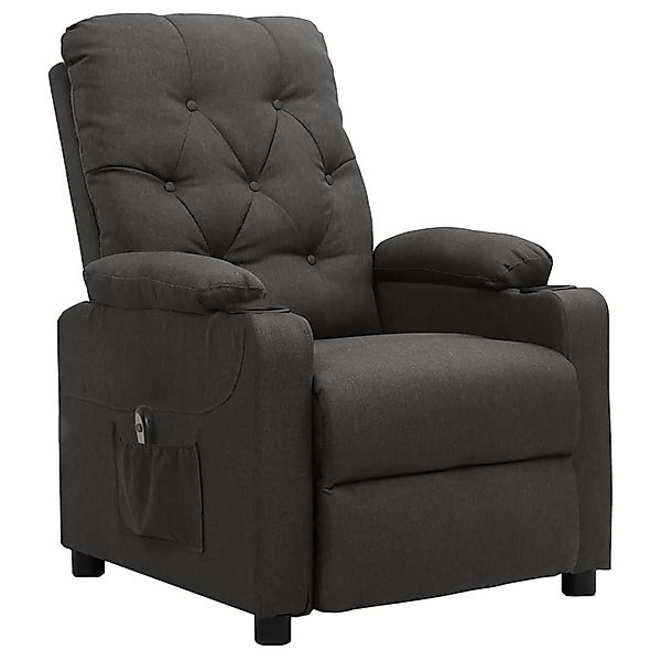 vidaXL Sessel Relaxsessel Elektrisch Dunkelgrau Stoff günstig online kaufen