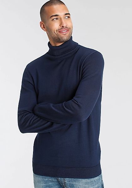 AJC Rollkragenpullover mit Rollkragen aus Rippstrick günstig online kaufen