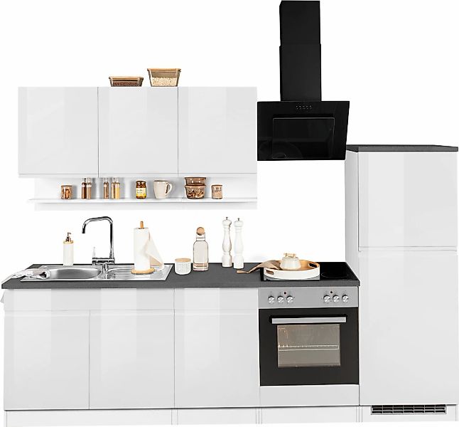 HELD MÖBEL Küchenzeile "Virginia", Breite 270 cm, wahlweise mit E-Geräten günstig online kaufen