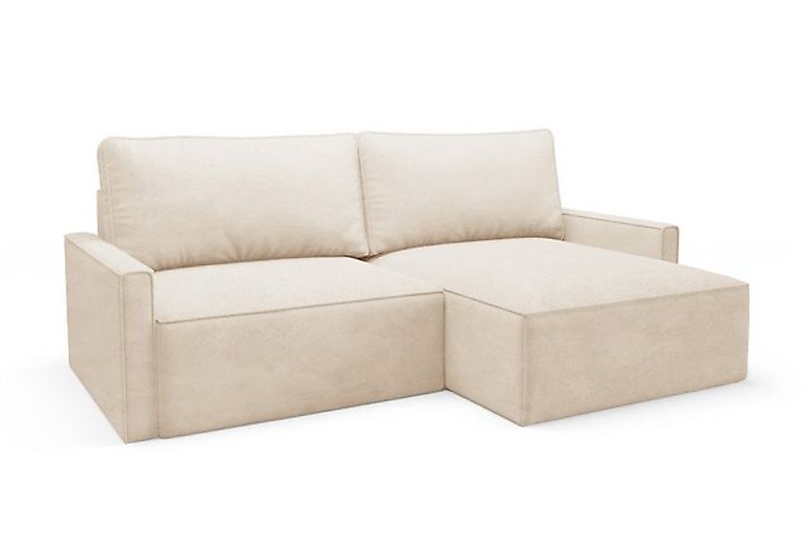 Deine Möbel 24 Wohnlandschaft NEVADA 229 cm breit Ecksofa Sofa Wohnzimmer L günstig online kaufen