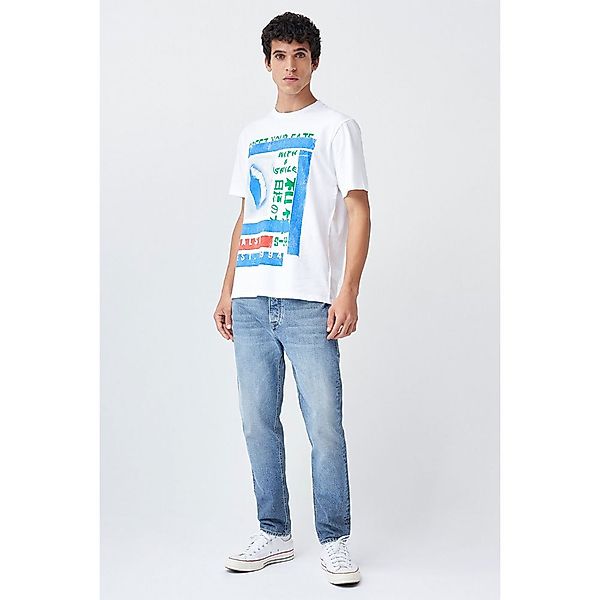 Salsa Jeans 125539-000 / Graphic Kurzarm T-shirt 2XL White günstig online kaufen