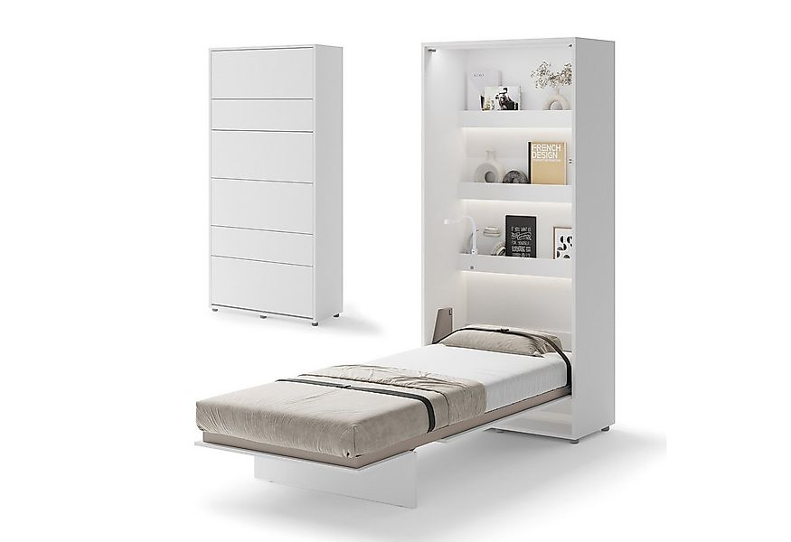Compleo Schrankbett Vertical Wandklappbett Lenart Bed Concept, Ideal für kl günstig online kaufen