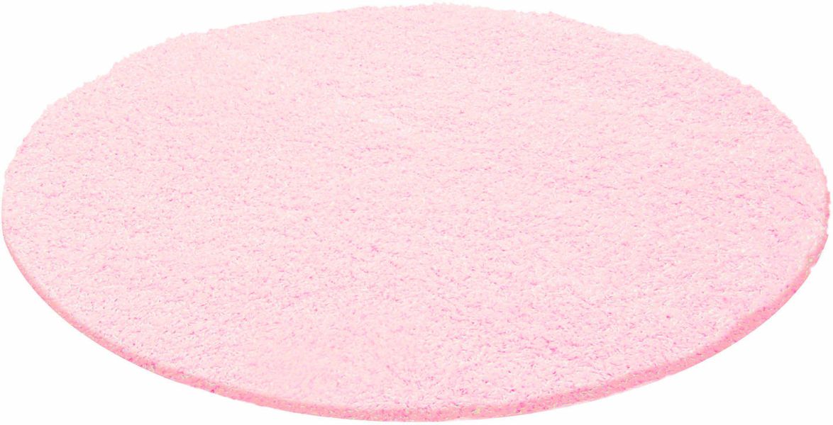 my home Teppich "Viva Teppich rund" rund 45 mm Höhe Uni-Farben, einfarbig, günstig online kaufen