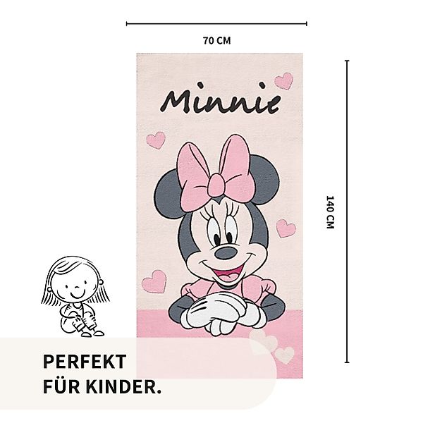 MTOnlinehandel Badetuch Minnie Mouse 70x140 cm, günstig online kaufen