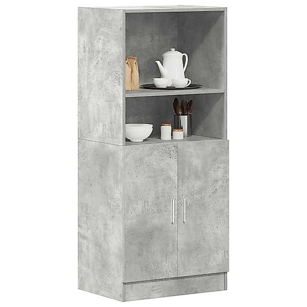 vidaXL Schrankmodule Küchenschrank Betongrau 57x41,5x131,5 cm günstig online kaufen