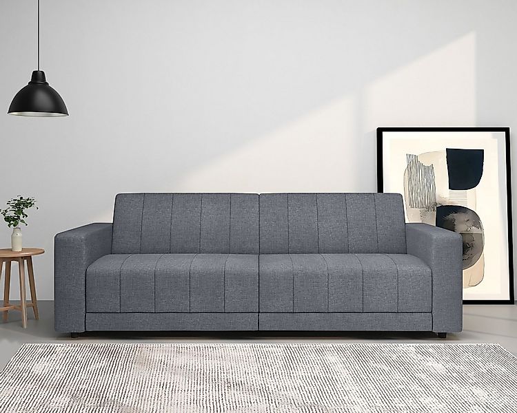 Dorel Home 3-Sitzer Allie II Schlafsofa 225 cm, Bett-Funktion (108/190cm), günstig online kaufen