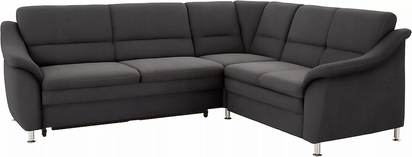 sit&more Ecksofa »Cardoso L-Form«, mit Federkern, wahlweise mit Bettfunktio günstig online kaufen