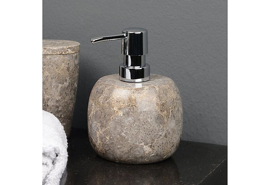 wohnfreuden Seifenspender Marmor Seifenspender Bizo grau, 30827 günstig online kaufen