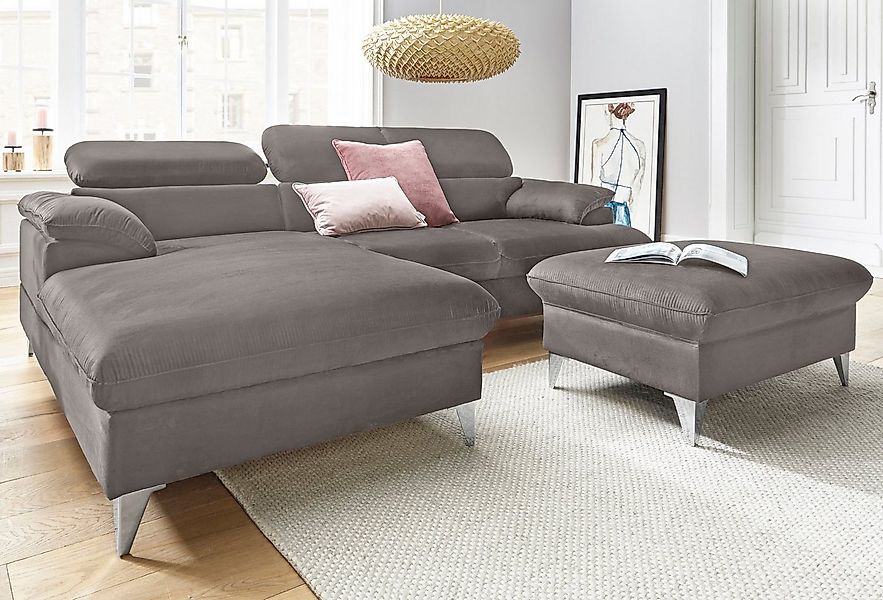 COTTA Polstergarnitur "Caluso L-Form", (2 tlg.), Set bestehend aus: Ecksofa günstig online kaufen