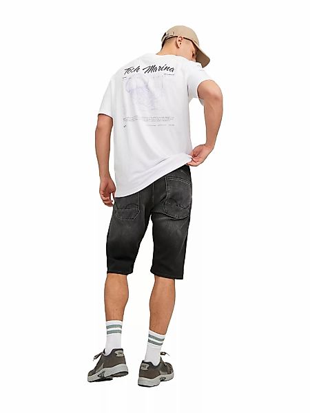 Jack & Jones Herren Jeans Short JJISCALE JJLONG GE 607 - Regular Fit - Schw günstig online kaufen