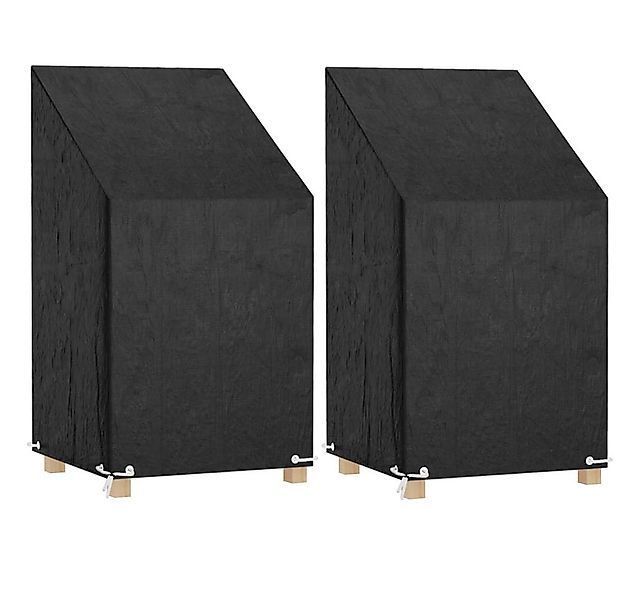 vidaXL Gartenmöbel-Schutzhülle Abdeckungen für Gartenstühle 2 Stk. 8 Ösen 6 günstig online kaufen
