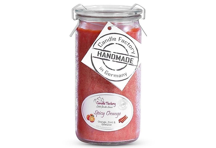 Landshop24 Duftkerze Candle-Factory Duftkerze aus Stearin im Weckglas Mini günstig online kaufen