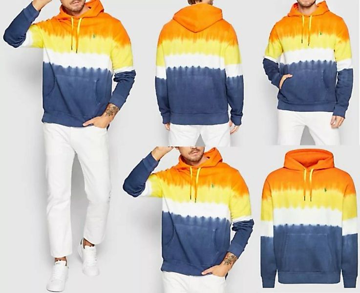 Ralph Lauren Sweatshirt POLO RALPH LAUREN Tie-dye Stripe Hoodie Sweater Kap günstig online kaufen