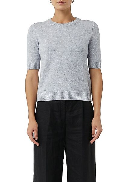 comma Strickpullover mit Rippbündchen günstig online kaufen