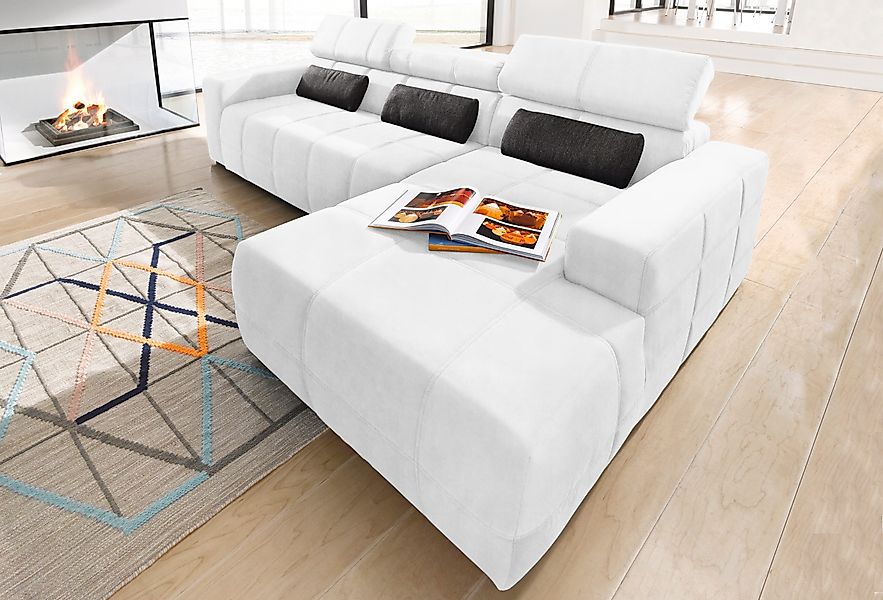 DOMO collection Ecksofa Brandon B/T/H: 289/177/80 günstig online kaufen