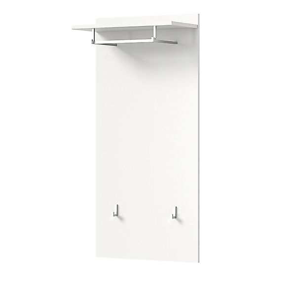 Inn.Furn Garderobenpaneel Weiß 55 cm mit Kleiderstange Grazie günstig online kaufen