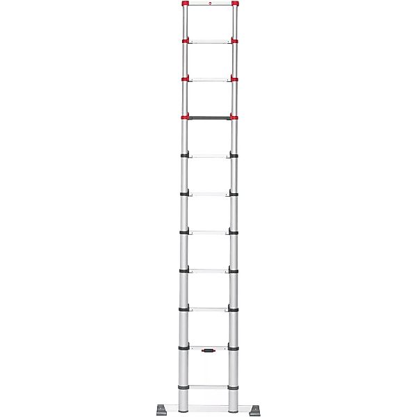 Hailo Sicherheits-Teleskopleiter FlexLine 320 Aluminium 11-stufig bis 150 k günstig online kaufen