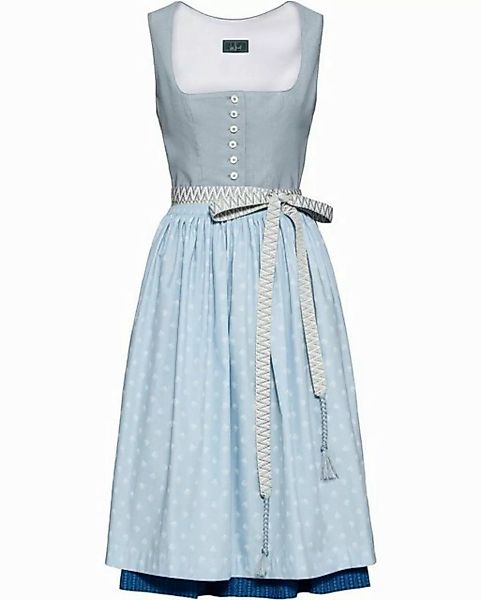 Luis Steindl Dirndl Midi-Dirndl mit Stretch-Oberteil günstig online kaufen