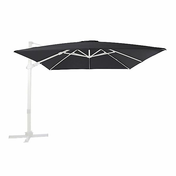 AXI Ampelschirm 300 cmx 300 cm Grau mit Dreh- & Neigungsfunktion günstig online kaufen
