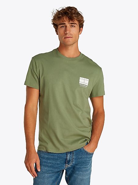 Tommy Jeans "TJM REG DNA GRAPHIC TEE EXT" mit kontrastfarbenen Print günstig online kaufen