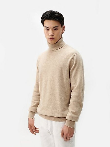 GOBI Cashmere Rollkragenpullover Naturfarbe Basic Kaschmir Rollkragenpullov günstig online kaufen